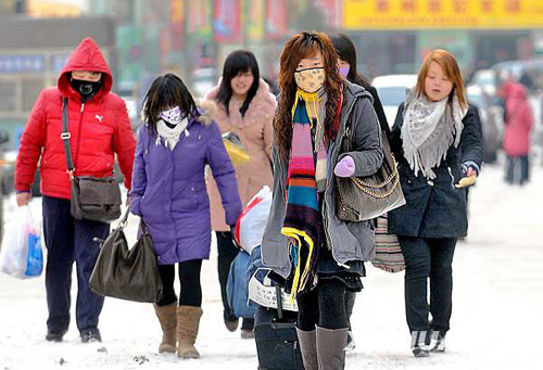 雪停啦！回家啦！