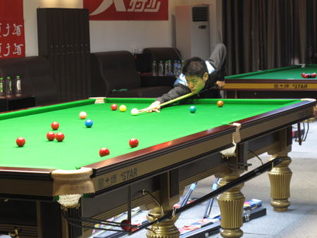 四體會(huì)臺(tái)球開賽 廣東3：0戰(zhàn)勝江蘇