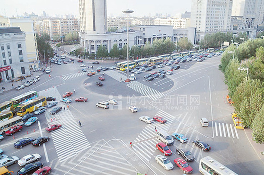 哈爾濱市道路升級(jí)改造帶來生活新景象（組圖）