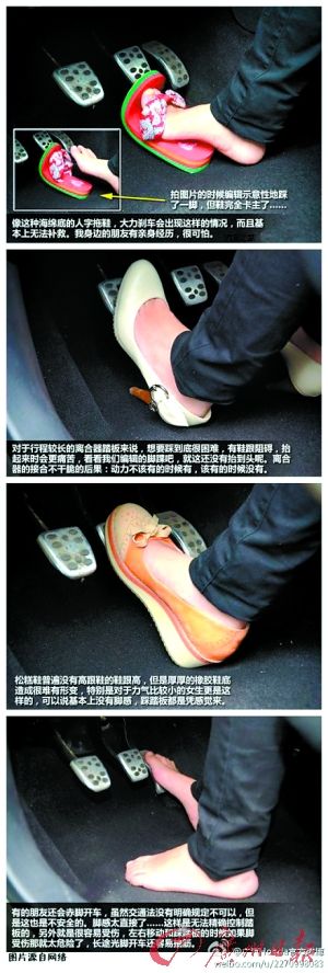 開車穿拖鞋高跟鞋扣2分罰100元！