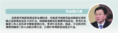 人大代表:取消貪污賄賂犯罪數(shù)額標(biāo)準(zhǔn)當(dāng)審慎