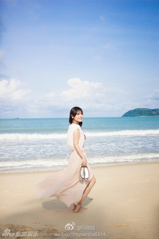 蔣雯麗外甥女馬思純海量清新寫(xiě)真 甜笑似蒼井優(yōu)(圖)