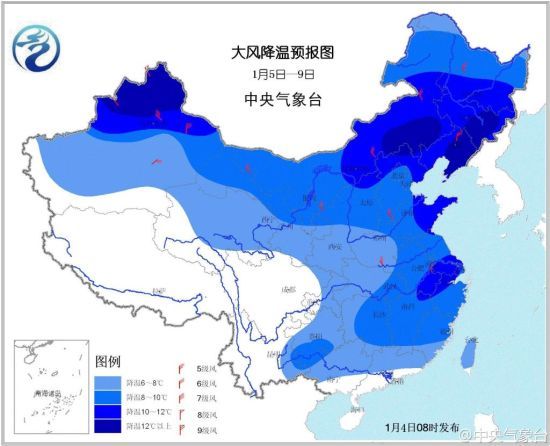 新年首場(chǎng)大范圍雨雪降溫將至 華北華東仍有霧霾