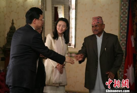 尼泊爾總統(tǒng)會見中國云南新聞代表團
